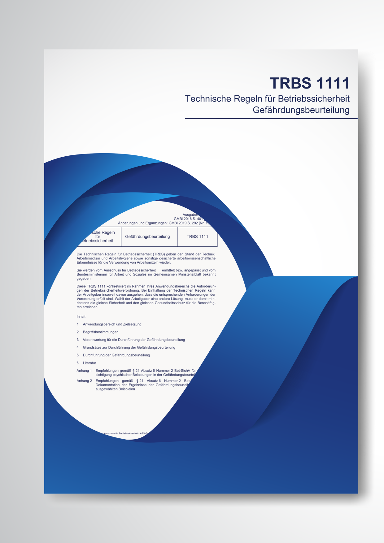 TRBS 1111 - Technische Regeln für Betriebssicherheit Gefährdungsbeurteilung